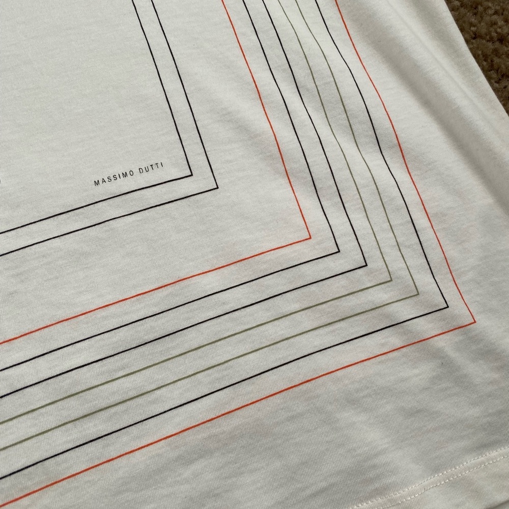 Massimo Dutti White T-Shirt size XS